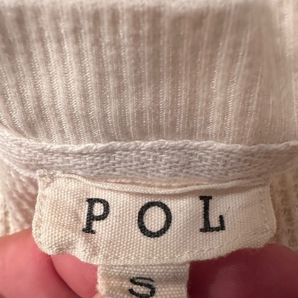 POL Thermal Scoop Neck Tee - Size S - Picture 5 of 9